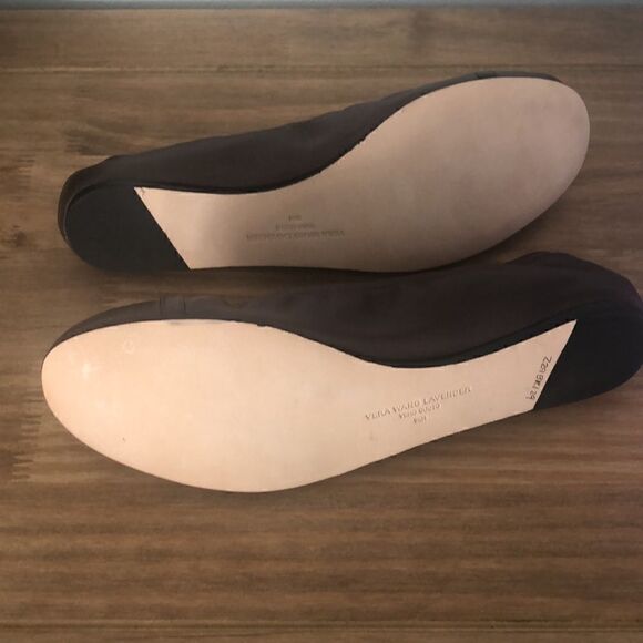 NIB Vera Wang Leather Libbie Cafe Calf Flats - 10 - Picture 7 of 8